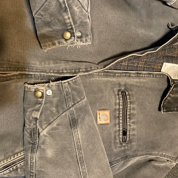 Carhartt Vintage J97 PTL Charcoal Detroit Field Jacket - Picture 4 of 5